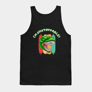 Funny I'm Unstoppable T Rex Classic Tank Top